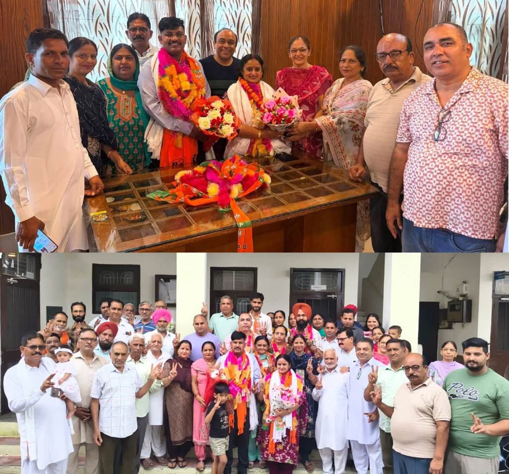 Santokhgarh Municipal Council Gets New Leadership President Anjana Chabba and VicePresident Sandeep Kumar Take Oath